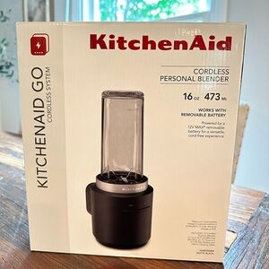 Kitchen Aid Cordless Personal Blender - Matte Black New